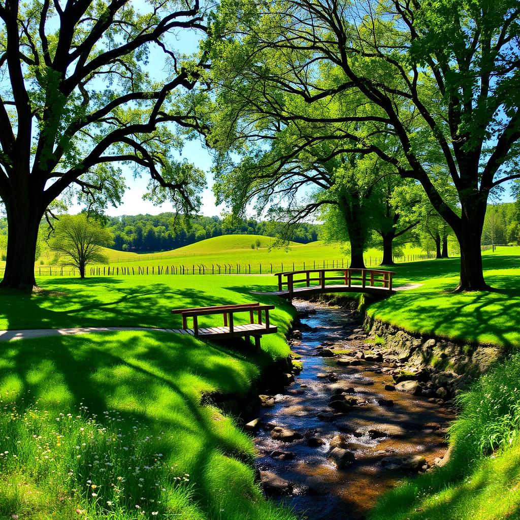 Memory Park Nature Scene in Newton NJ